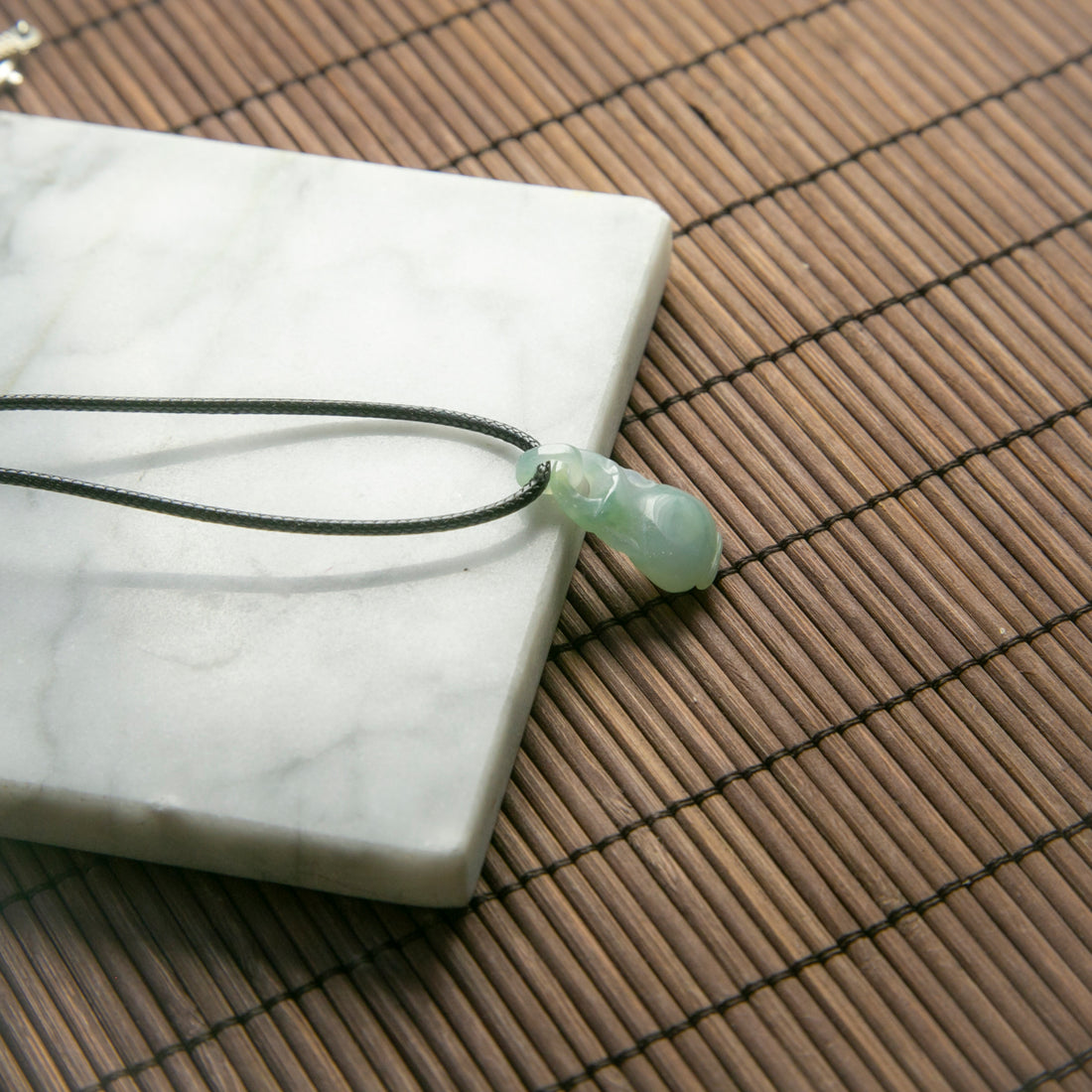 Natural Burmese Jade Piao Hua Vase Pendant