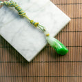 Natural Burmese Jade Lotus Seed Pod Pendant