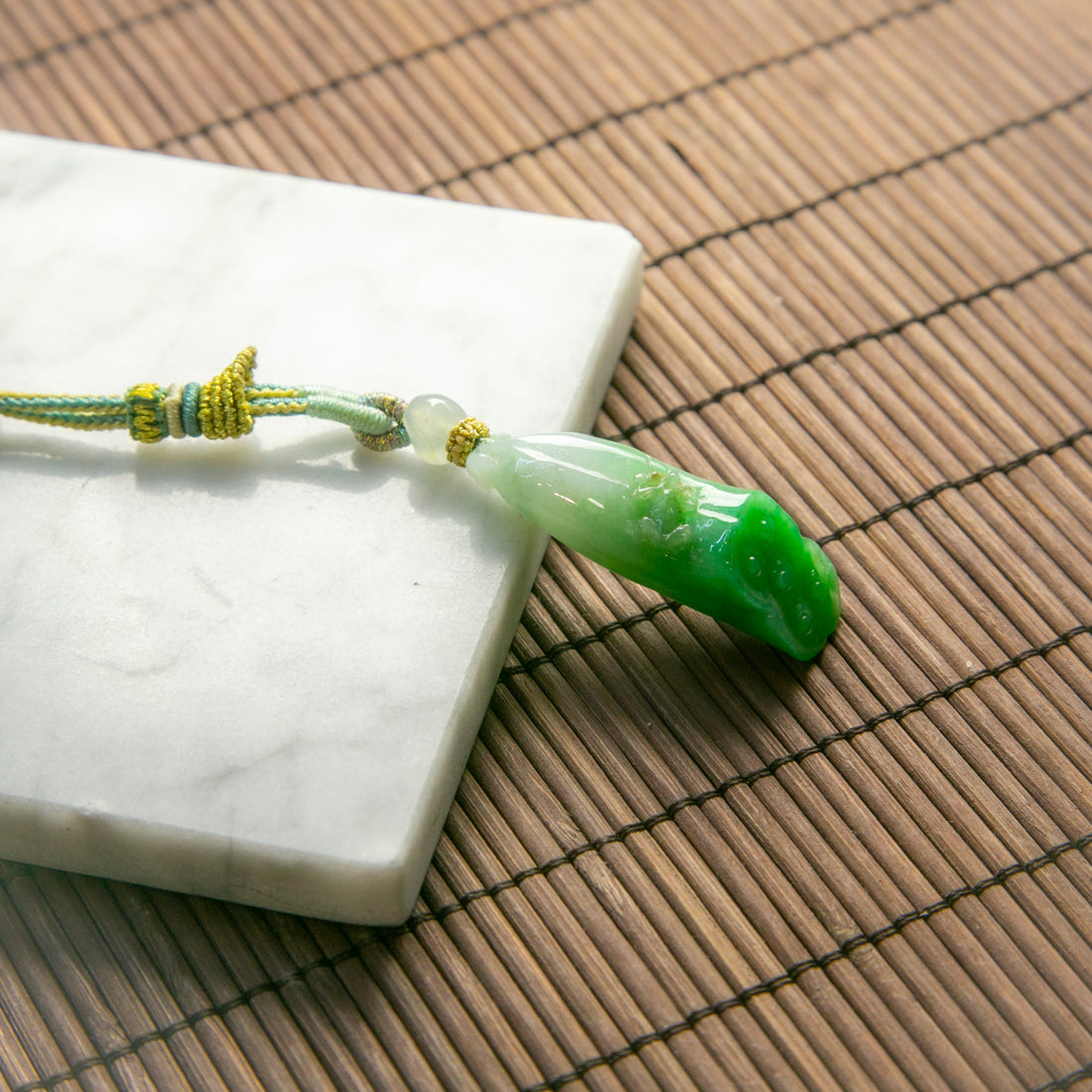 天然緬甸翡翠蓮蓬吊墜