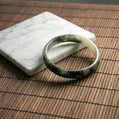 天然緬甸翡翠烏雞正圈手鐲 (適合圈口 54-56mm)