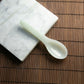 Natural Burmese Icy White Jade Spoon