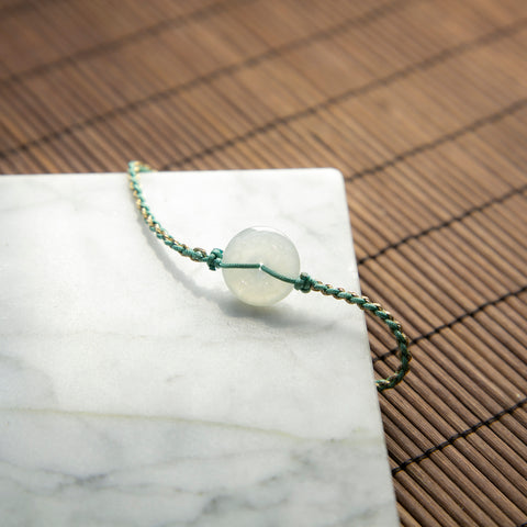 Tiffany Blue x Gold Knotted Bracelet