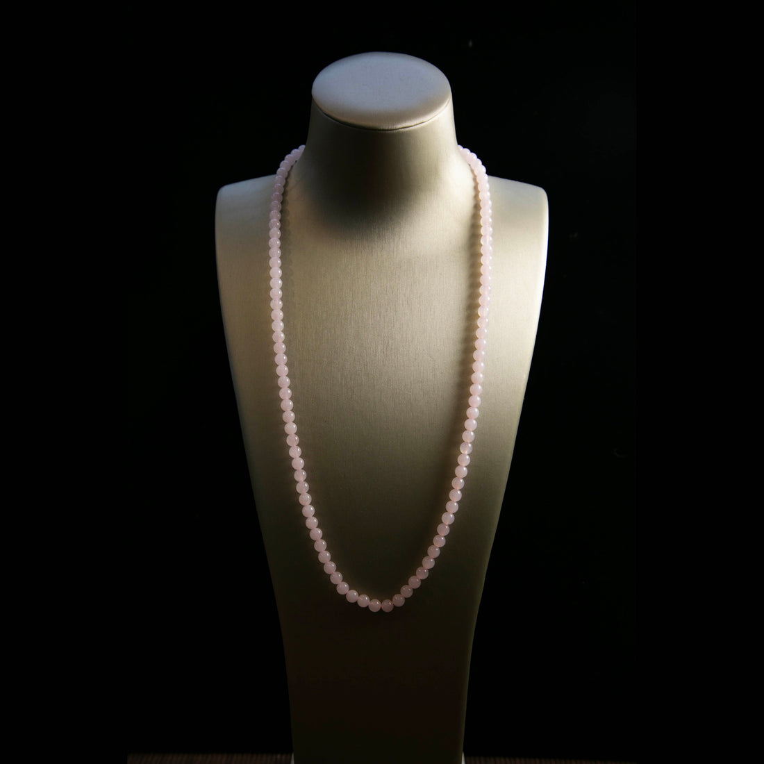 天然緬甸翡翠冰粉紅珠串