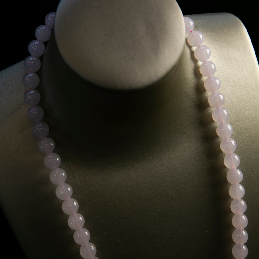 天然緬甸翡翠冰粉紫大珠串