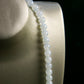 Natural Burmese Jade Icy Blue Beaded Necklace
