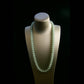 Natural Burmese Jade Light Green Beaded Necklace