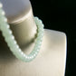 Natural Burmese Jade Light Green Beaded Necklace
