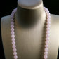 Natural Burmese Jade Lavender Beaded Necklace