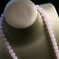 Natural Burmese Jade Lavender Beaded Necklace