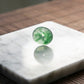天然緬甸翡翠玻璃種飄花平安扣