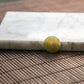 Natural Burmese Jadeite Ping An Donut with Shades of Yellow