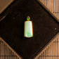 18K Gold Diamond Natural Burmese Jade Icy Light Green Piao Hua Pendant