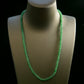 Natural Burmese Jadeite Green Beaded Necklace