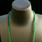 Natural Burmese Jadeite Green Beaded Necklace