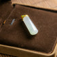 18K Gold Diamond Natural Burmese Jade Icy Green & Lavender Pendant