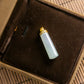 18K Gold Diamond Natural Burmese Jade Icy Green & Lavender Pendant