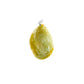 18K Gold Diamond Natural Burmese Jade Icy Yellow Guanyin Pendant
